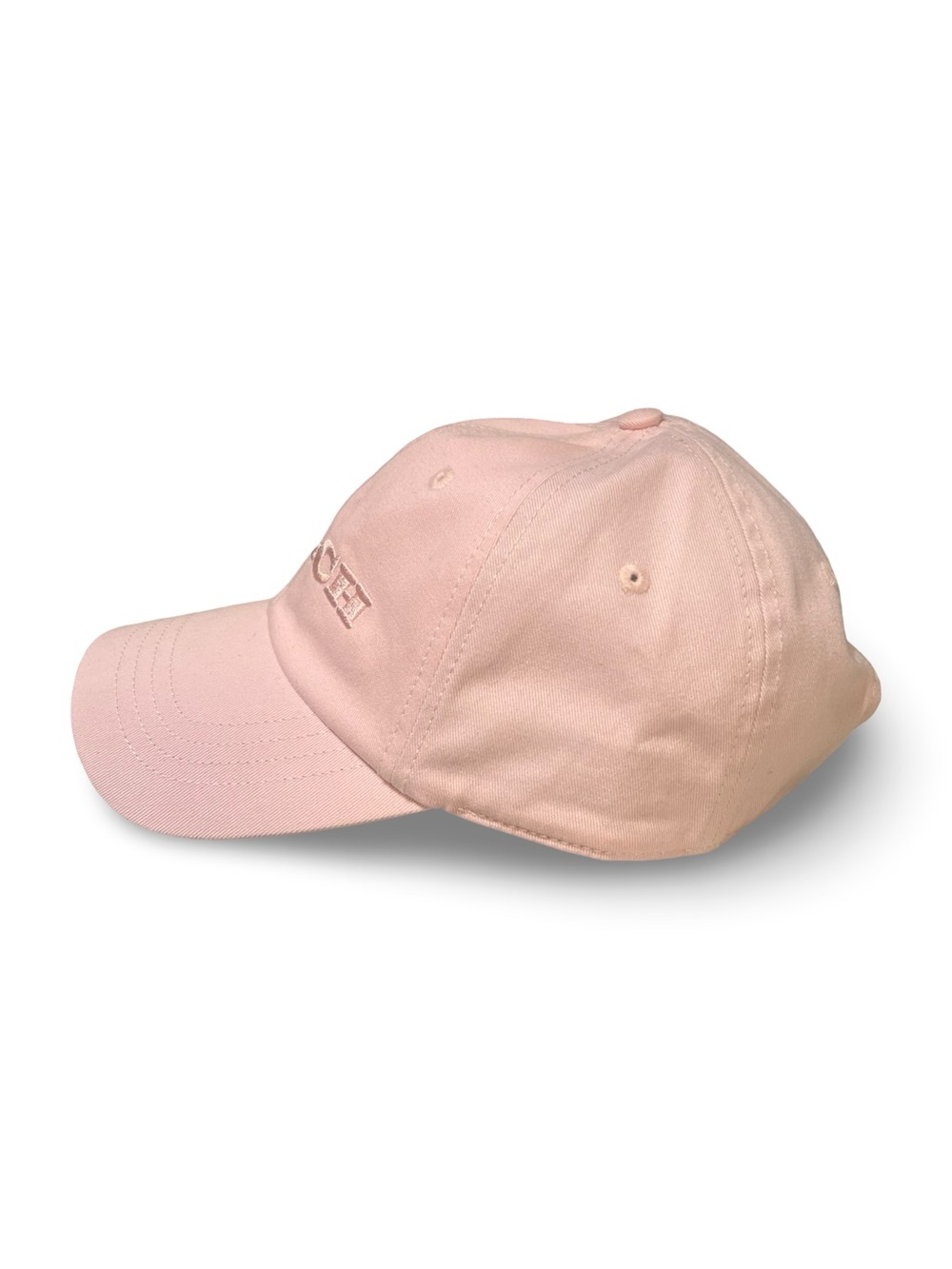 Coach Light Pink Embroidered Logo Cap - Picture 4 of 7